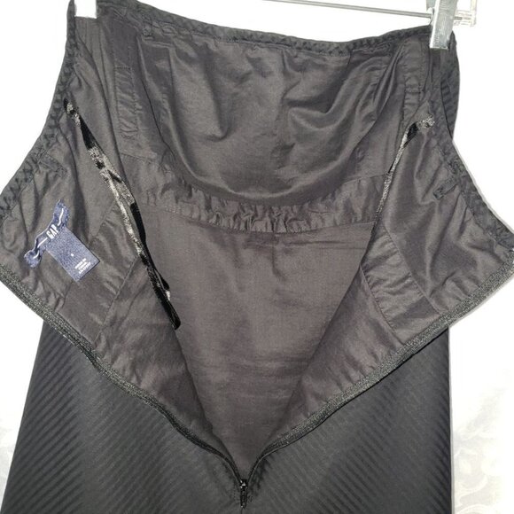 GAP Black strapless dress Women's Ladies empire cut wide bottom Size  6 - Picture 5 of 9